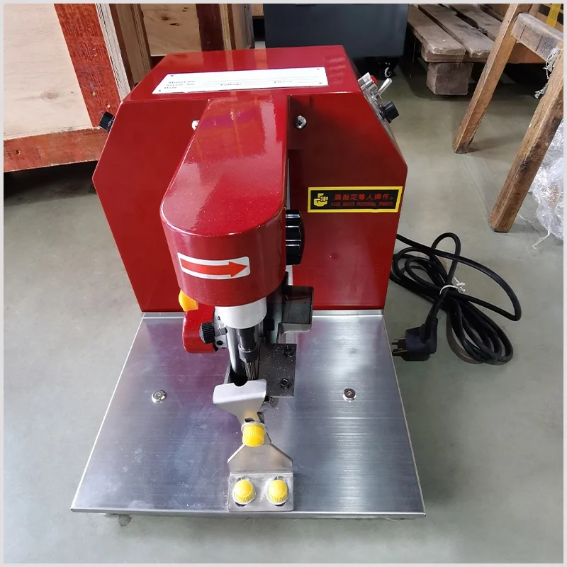 CADDY Automatic Single-Side Edge Coloring Machine - Leather/PU Belt & Bag Dyeing/Painting/Inking Equipment