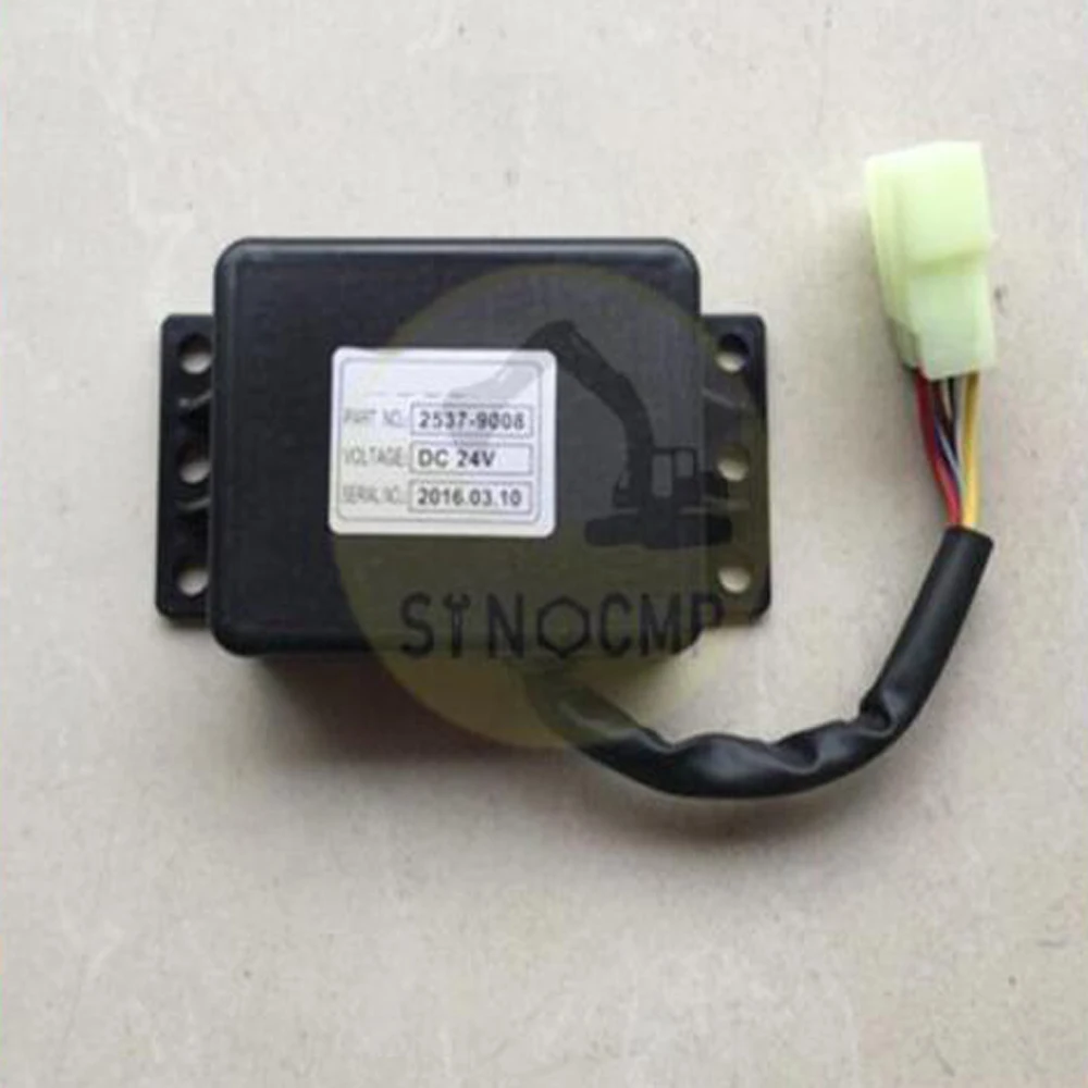 New Timer Relay 2537-9008 for Daewoo Excavator DH220-V DH220LC-V DH220-5 DH225-7 DH215-7 Starter Controller Repair Accessories