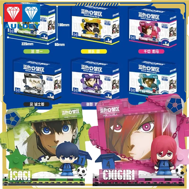

Auldey Original BLUE LOCK Anime Figure Photo Frame Isagi Yoichi Bachira Meguru Action Figure Toys for Boys Girls Kids Gift