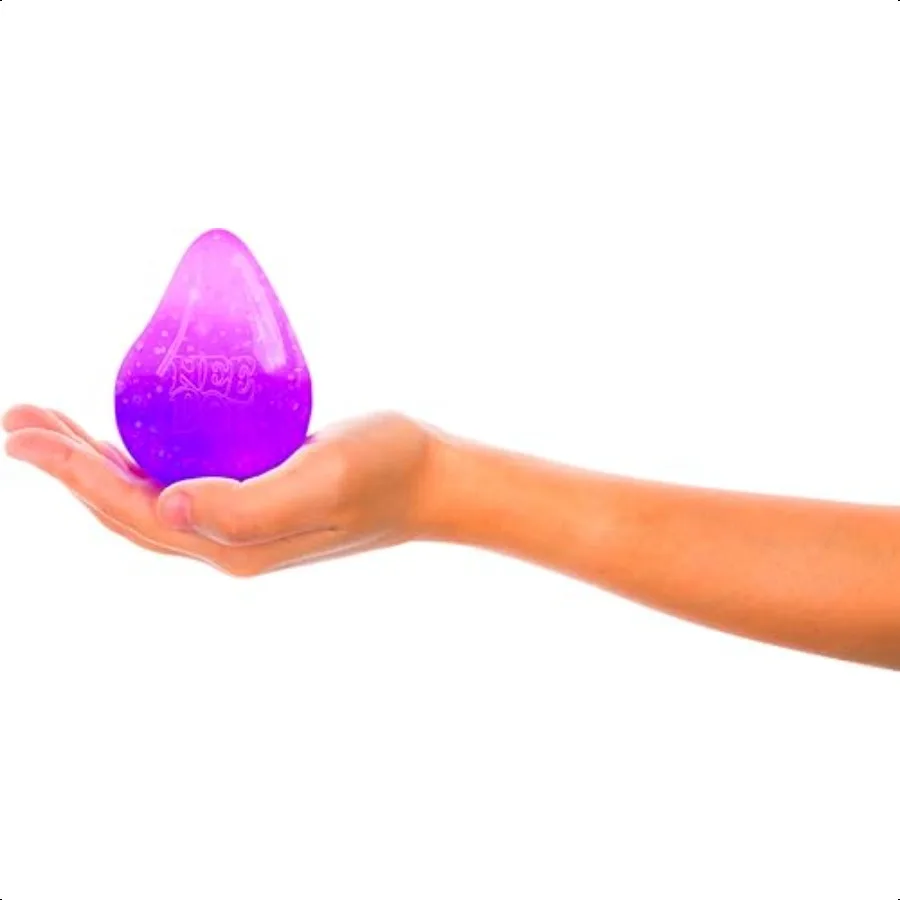 لعبة الضغط الحسية Schylling NeeDoh Dream Drop مع ضغط ناعم حالم 3 ألوان طويلة قد تتغير حزمة من 1