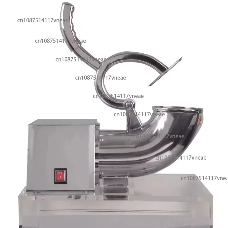 Macchina per la produzione di coni di neve per tritaghiaccio elettrico commerciale in acciaio inossidabile con motore ad effetto finale come componente centrale