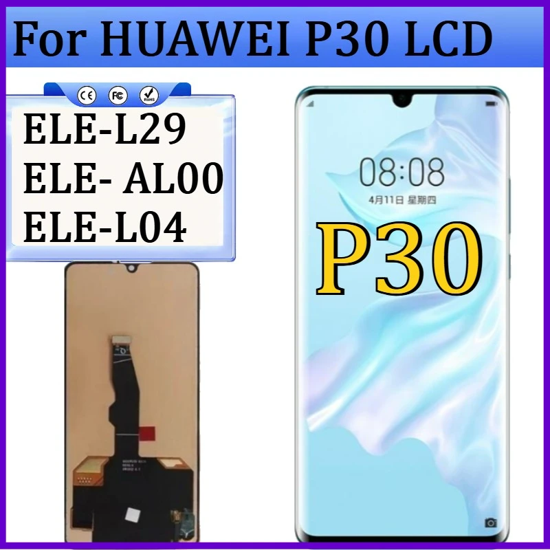 

Новый TFT/OLED дисплей для HUAWEI P30 (ELE-L29, ELE-AL00, ELE-L04) в сборе с сенсорным экраном и дигитайзером