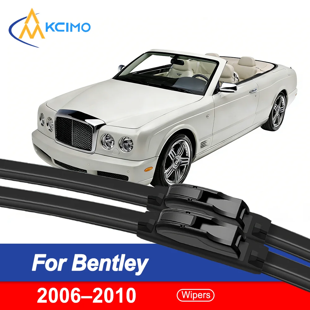 

Premium Frameless Windshield Wiper Blades for Bentley Azure 2006–2010 –Silent All-Weather Wipers,Direct Fit for Luxury Convert