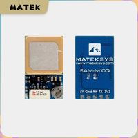 Matek 2025 New Systems GNSS SAM-M10Q GPS 4-9V with Patch Antenna (15x15x4mm) for FPV Racing Drone & Long Range Applications