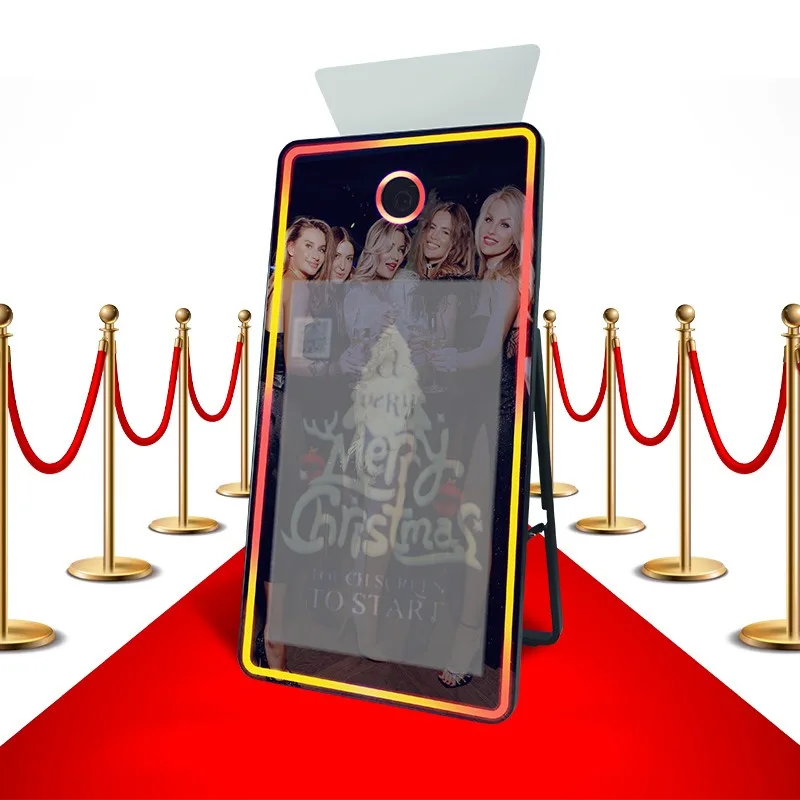 430mini selfie mirror photo booth party projection advertising machine display