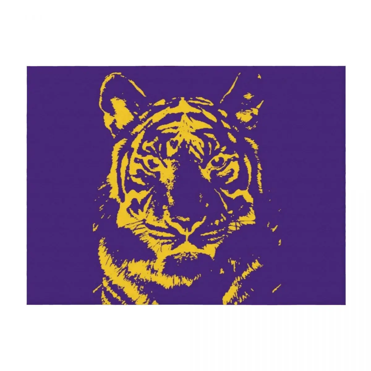 

Royal Tiger Gameday Dress Bayou Bengal Yellow Throw Blanket Custom Warm Blankets For Bed Blankets
