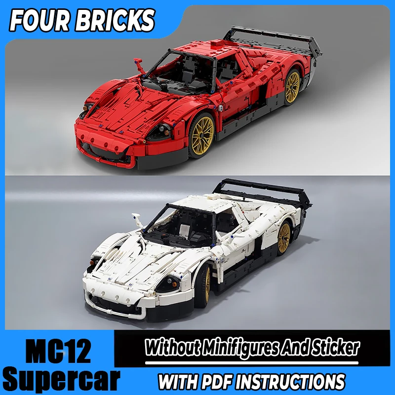 

Moc Building Blocks Supercar MC12 Technology Modular Bricks Model Gifts Christmas Toys DIY Sets Assembly
