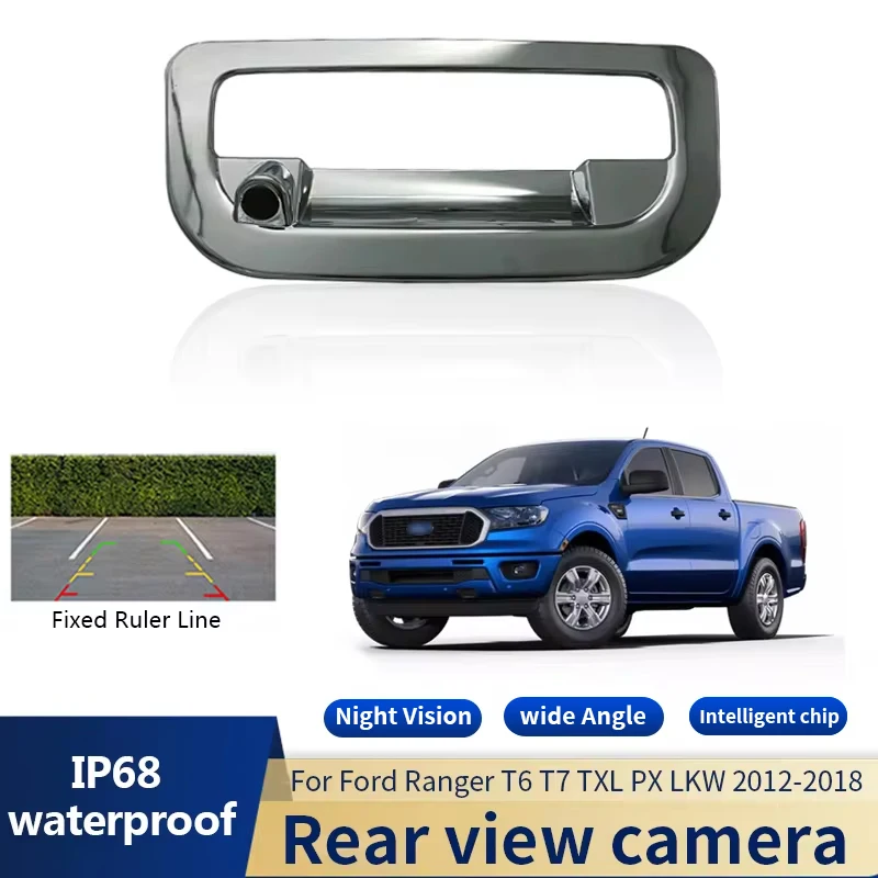 Waterproof Night Vision NTSC Pickup Trunk Handle Reverse Camera Ford Ranger T6 T7 TXL PX LKW 2012 2013 2014 2015 2016 2017 2018