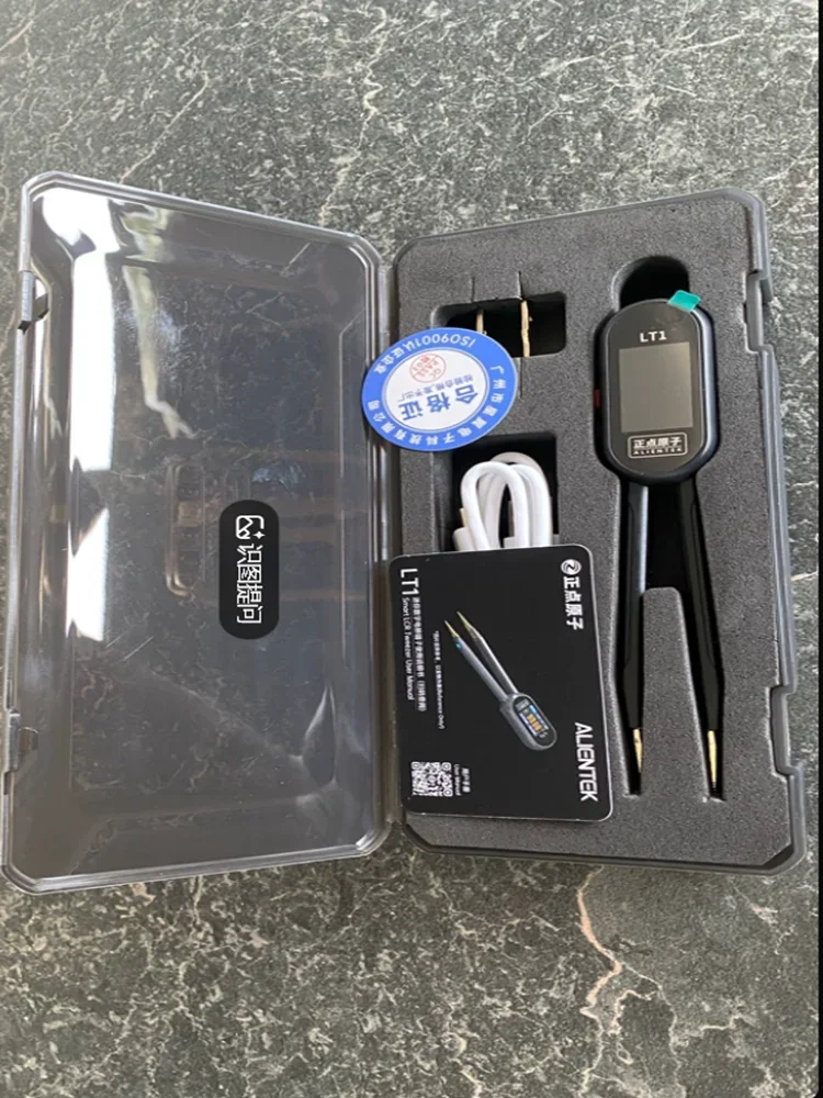 LT1 Smart Digital LCR Tweezer Meter for Testing Resistors, Inductors, and Capacitors, Multimeter