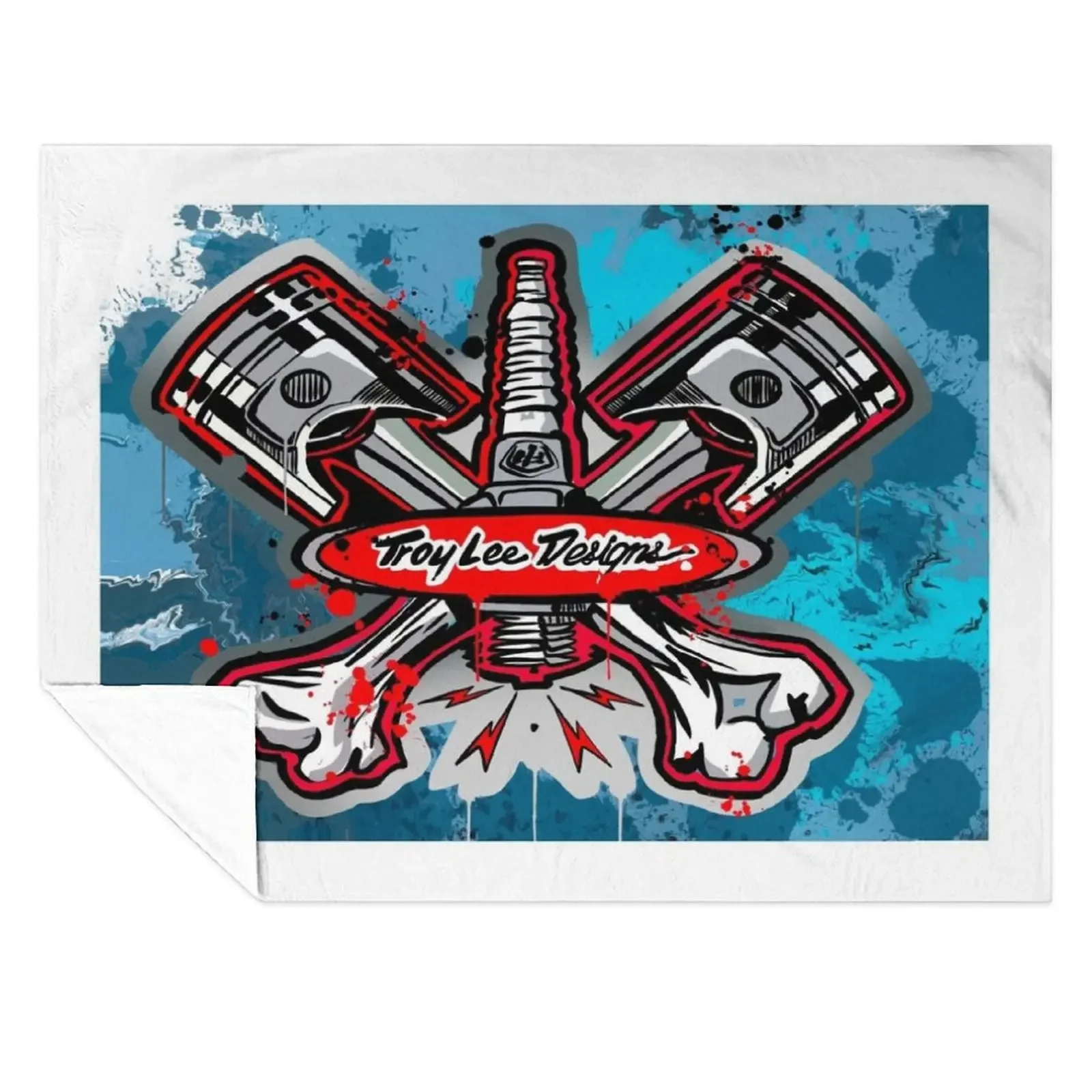 

Dirt Bike Studios Abstract Graffiti Throw Blanket Bed linens Luxury Brand Stuffeds Multi-Purpose Blankets