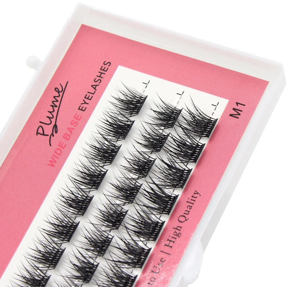 High quality 36 sections natural style eyelashes Segmented False Extension Eyelash Soft and Natural Easy to Operate DIY