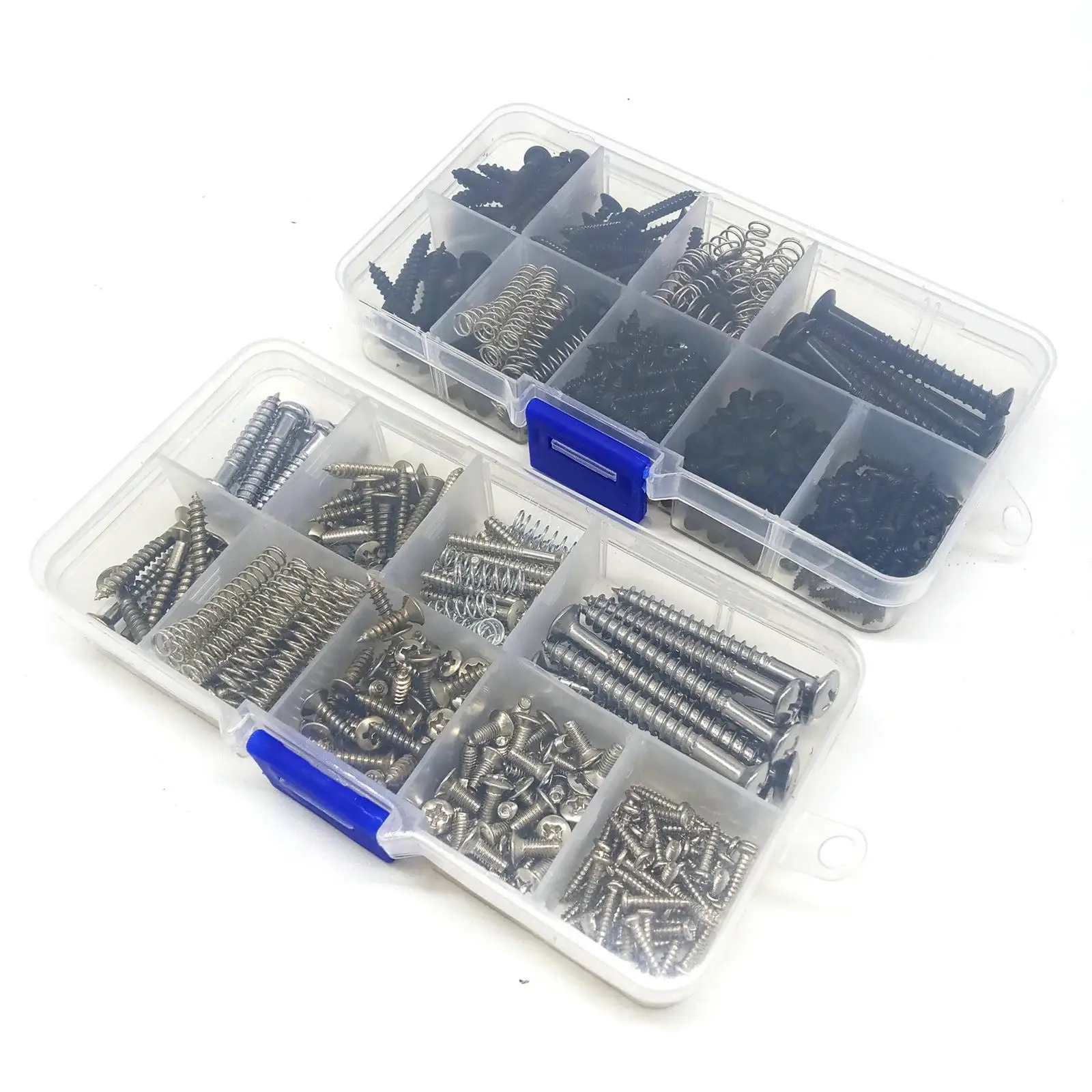 240pcs Guitar Screw Kit Assorted for Guitar Pickup Switch Repairing