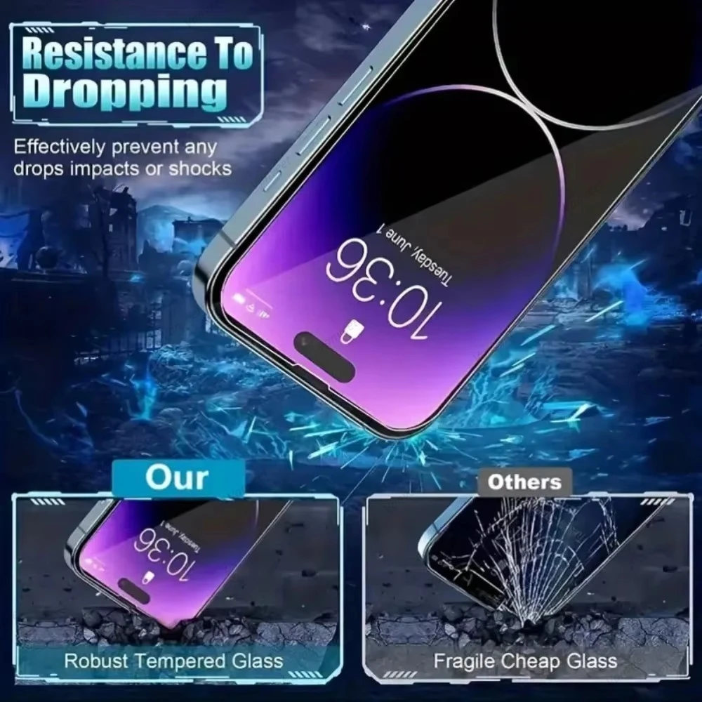 Oleophobic Coating Tempered Glass For Xiaomi Poco X8 Pro Max X7 X6 X5 X4 X3 Pro X3 NFC C75 C65 F7 F6 F5 Pro F3 Screen Protector view 2