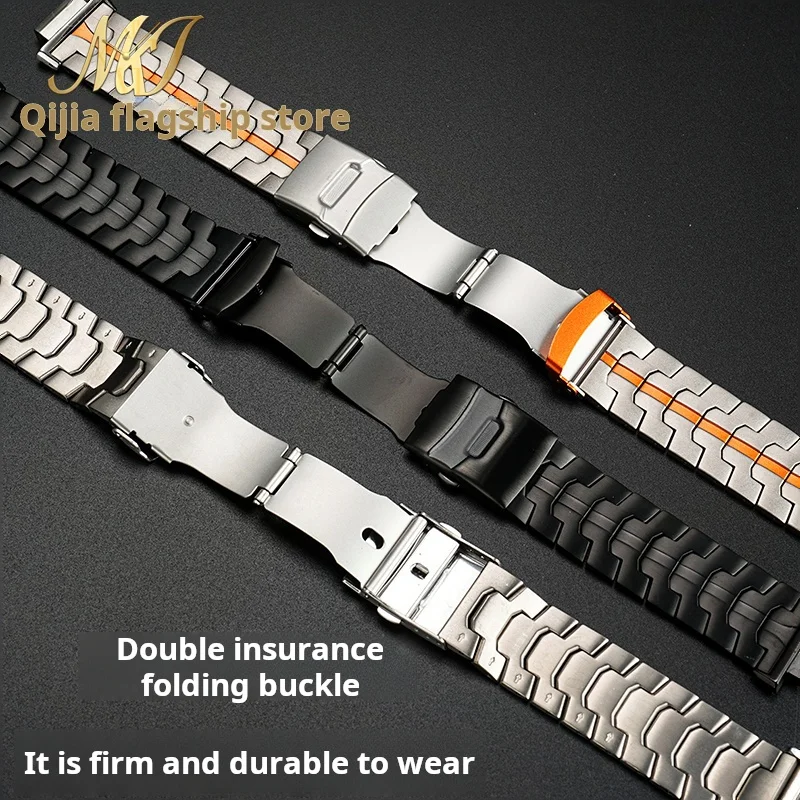 ل كاسيو G-SHOCK GA2100 2110 GA-B2100 حزام الساعات سبائك التيتانيوم محول سريع GA-2100 حزام نشر مشبك ساعة اكسسوارات