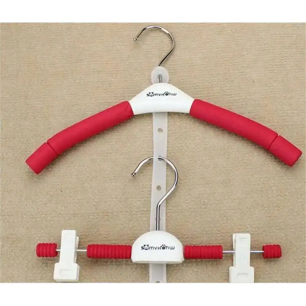 50 Pcs Transparent Hanger Connectors For Fashion Stores Suits Coats Pant Hanger Strips Extention