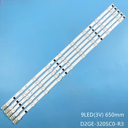 5 PCS LED Backlight strip for UE32F5000 UE32F6100 UE32F4000 UE32F5300 UE32F5000 2013SVS32H 9 BN96-25300A 26508B 26508A 25299A