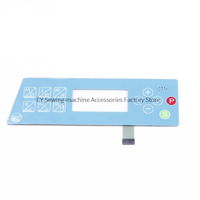 1PCS New Operation Panel Board Sticker Blue Membrane Film Keypad Button Switch Paper for Industrial Sewing Machine