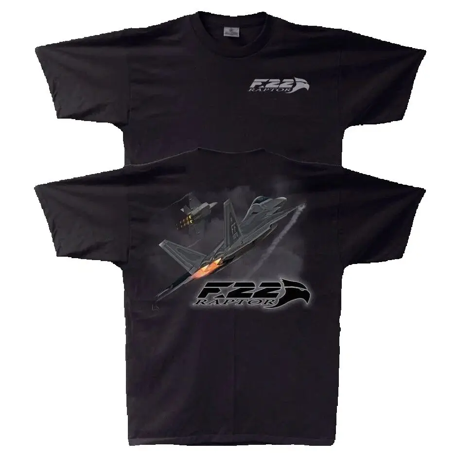 USAF F-22 Raptor Stealth Fighter T-Shirt 100% Cotton O-Neck Short Sleeve Summer Casual Mens T-shirt