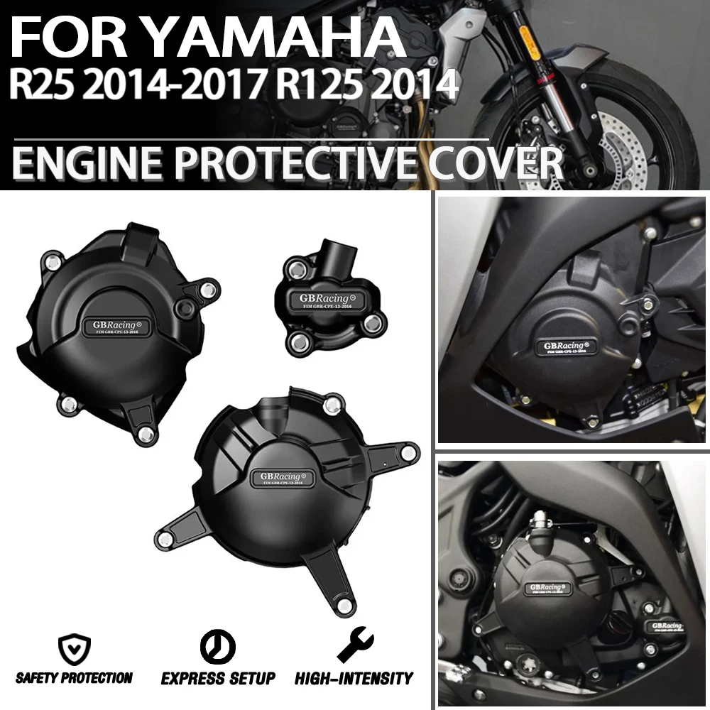 

Для Yamaha R25 2014-2017 R125 2014 GB гоночный модификация мотоцикла, внедорожные аксессуары, комплект защиты от падения