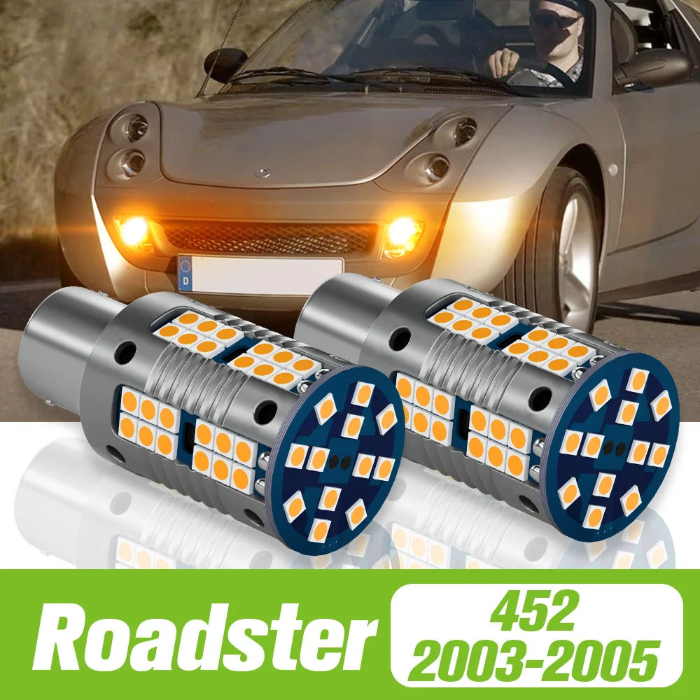 

2pcs For Smart Roadster 452 LED Turn Signal Light Turning Lamp 2003 2004 2005 Accessories