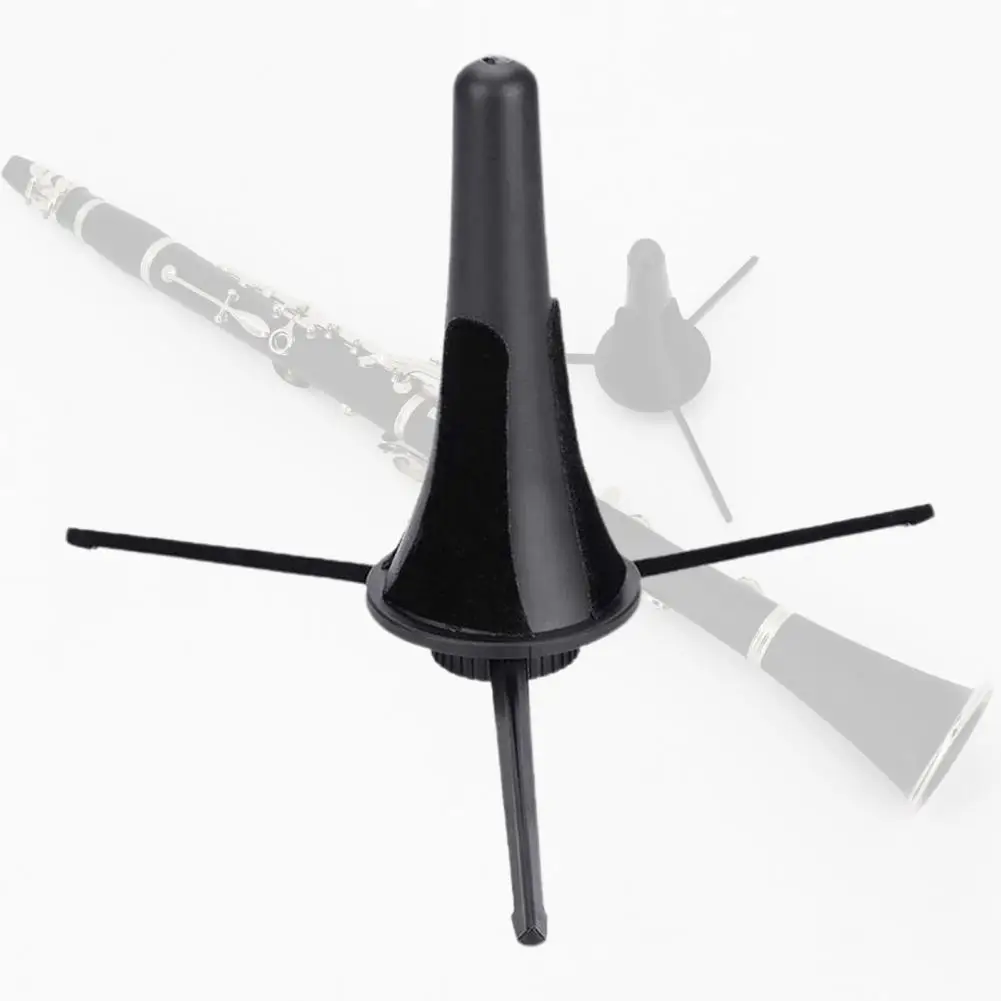 Clarinet Stand High Stability Foldable Compact In-Bell Portable Stand with 4 Leg Folding Base for Oboe