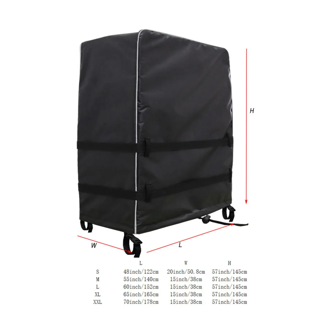 

Outdoor TV Cart Cover for Portable Mobile Stands - UV Resistant Oxford Fabric Cover with Secure Drawstring Closure