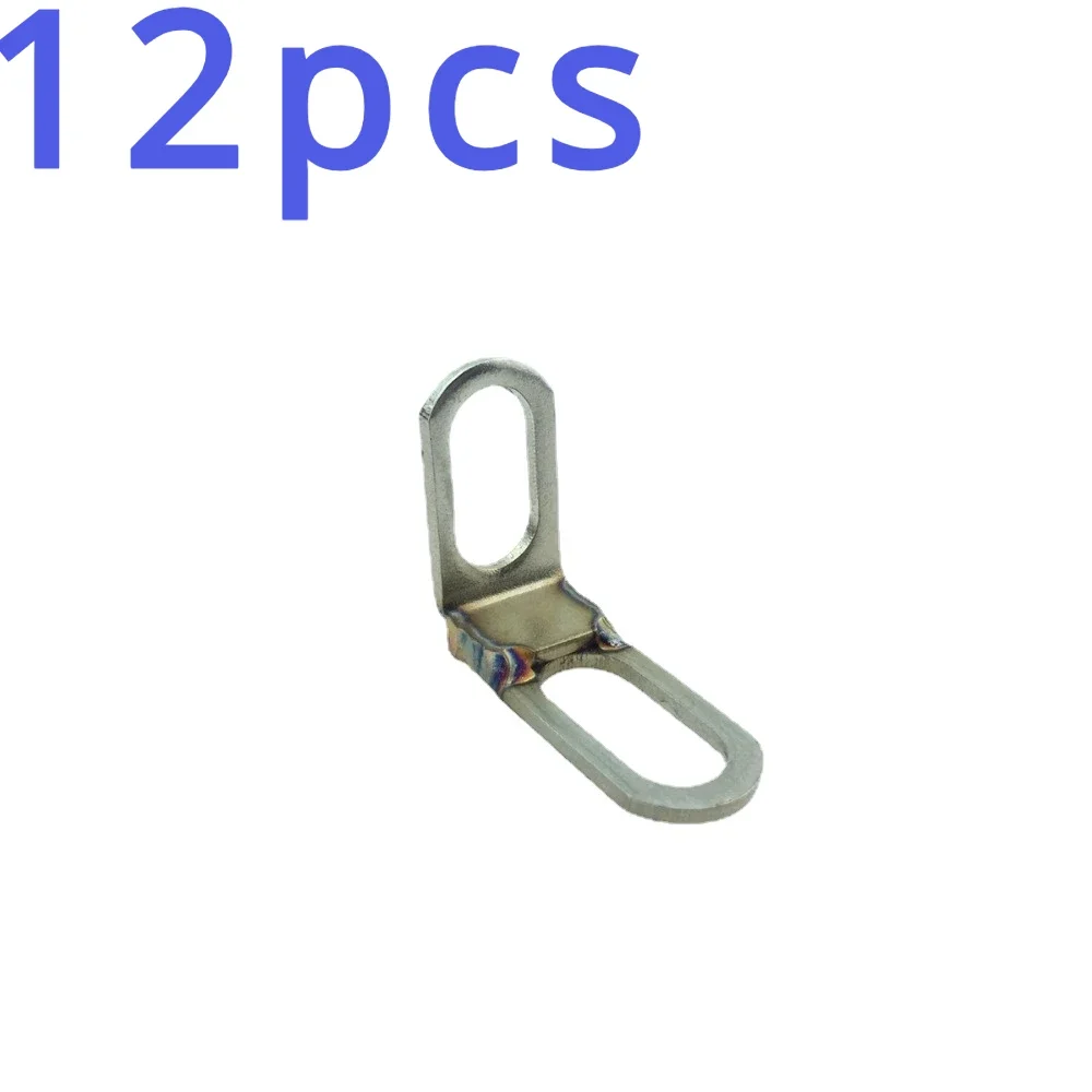 12pcs Motorcycle modified exhaust pipe stainless steel ear brackets Motorcycle exhaust pipe hanger accessories