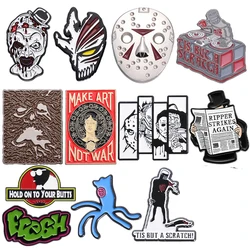 Horror Movie Enamel Pins Brooches Lapel Badges Bags Accessories Jewelry Gift for Fans Friends