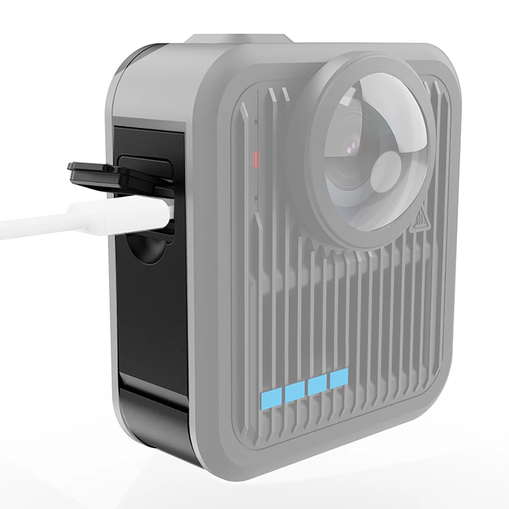 Lade-Seitenabdeckung für GoPro MAX 2/GoPro MAX Schnellspanner, staubdichte Kunststoff-Metallschutzhülle für GoPro MAX-Kamera – Detail 21