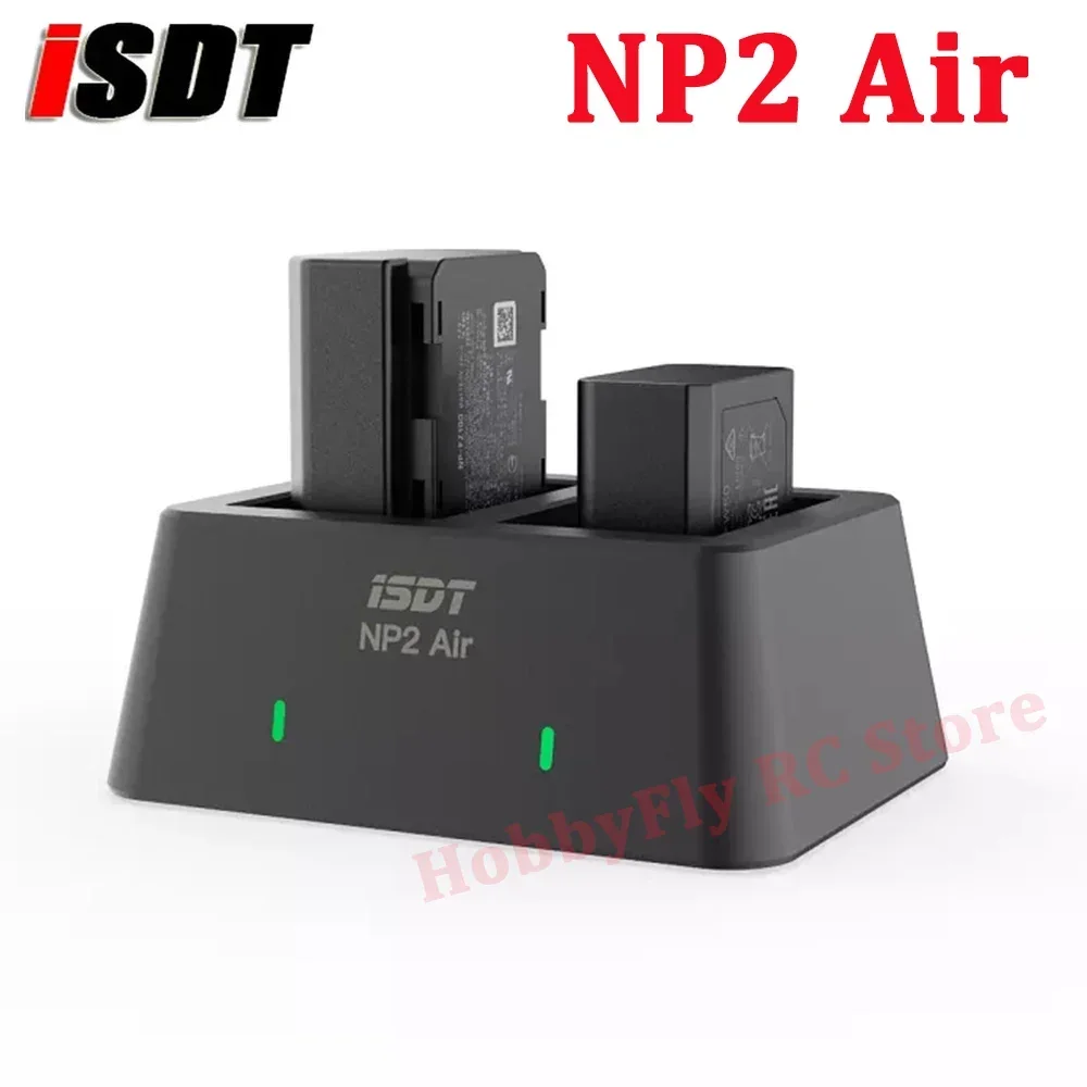 ISDT NP2 Air 25W شاحن قناة مزدوجة المزيج لمعدات التصوير الرقمي SONY بطارية NP-BX1 NP-FZ100 NP-FW50