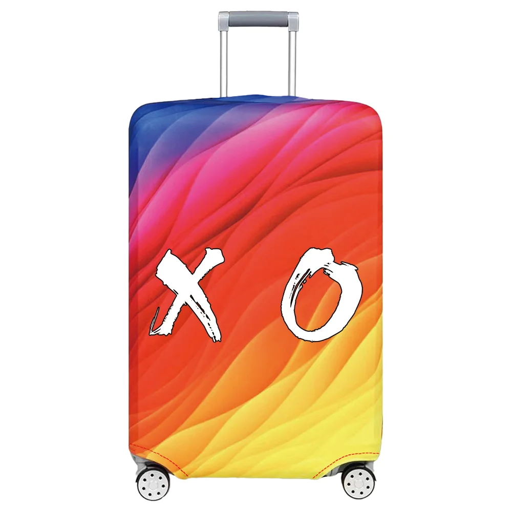 18-28 Inch Luggage Cover Elastic Cloth Protective Cover Luggage Cover Art Printing Series