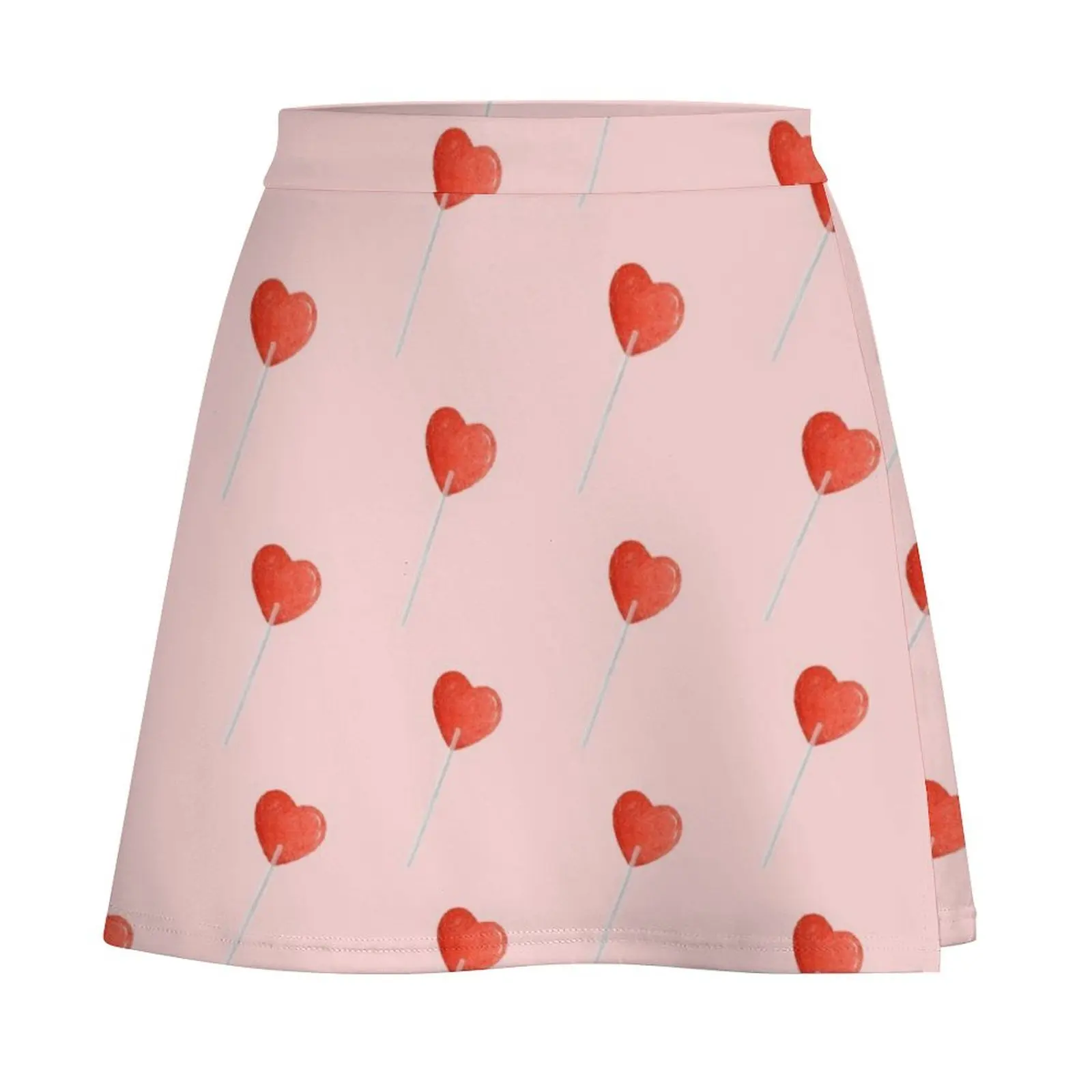 Heart Lollipop Illustration Mini Skirt elegant dresses for women women clothes Summer women's clothing Mini Skirt