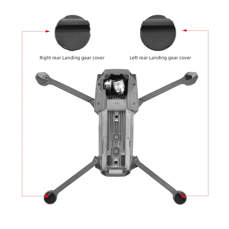 Left And Right Rear Arm Motor Cover For DJI Mavic Pro Drone Rear Leg Bracket Cover Replacement Feet Base Accessories