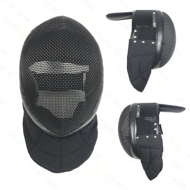 350N Fencing Master Mask with Safety Backstrap System - Detachable Lining Fencing Helmet