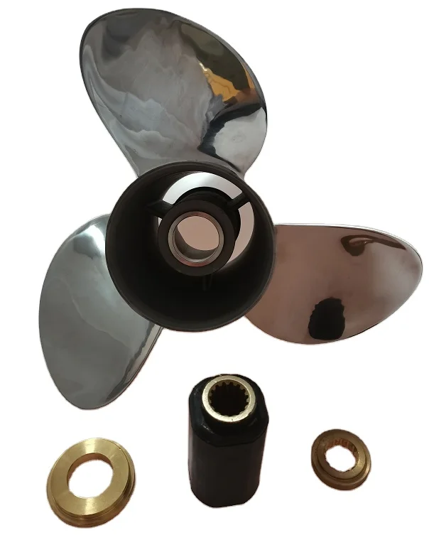 

3 Blade 14X19 R/L Boat MARINE PROPELLER Stainless Steel Interchangeable Propeller OUTBOARD PROPELLER