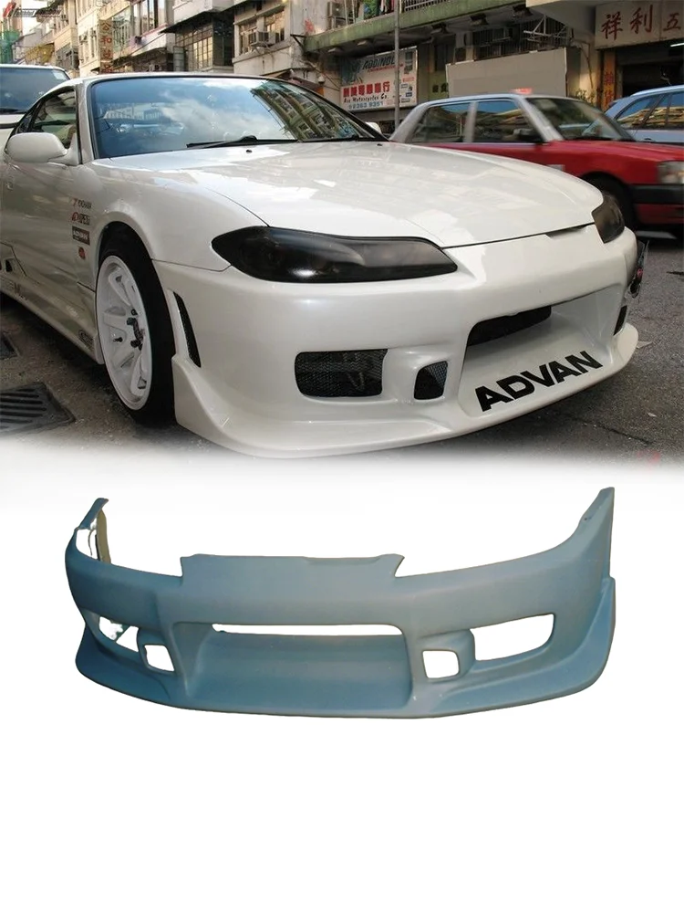 

Передний бампер типа CW для Nissan S15 Silvia — агрессивная конструкция в стиле CW, идеально подходит для S15, идеально подходит для переднего внешнего обновления