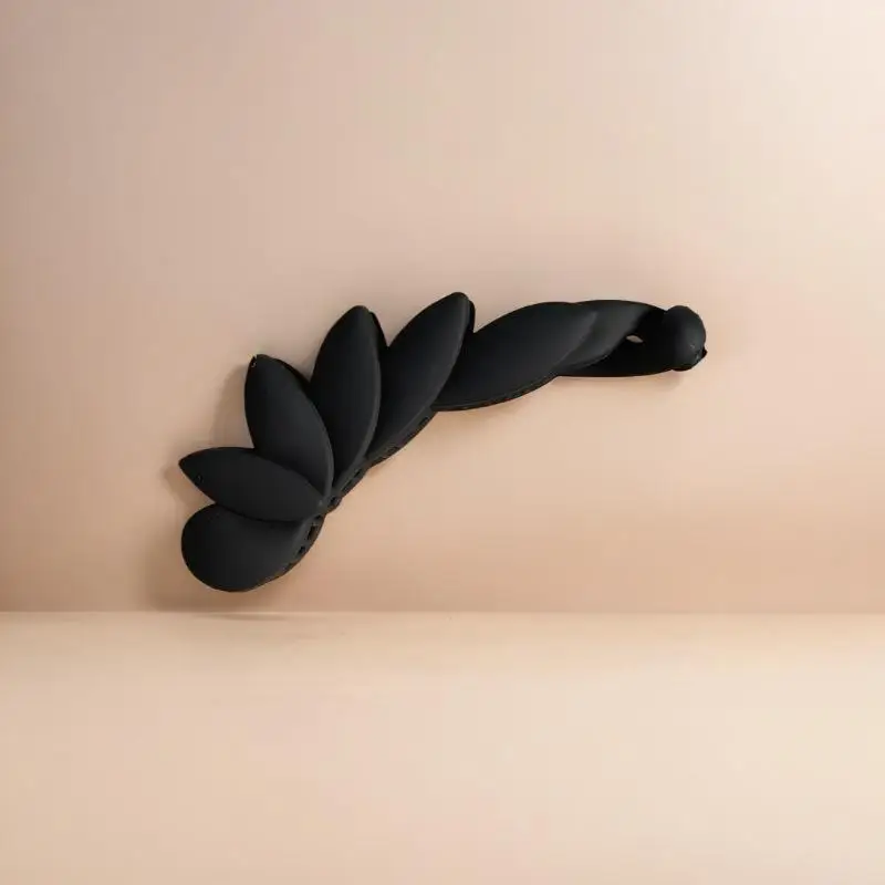 Modische matte Bananenklammer, Pferdeschwanzhalter, einfache Haarspangen für Frauen und Mädchen, koreanische Haaraccessoires – Detail 5