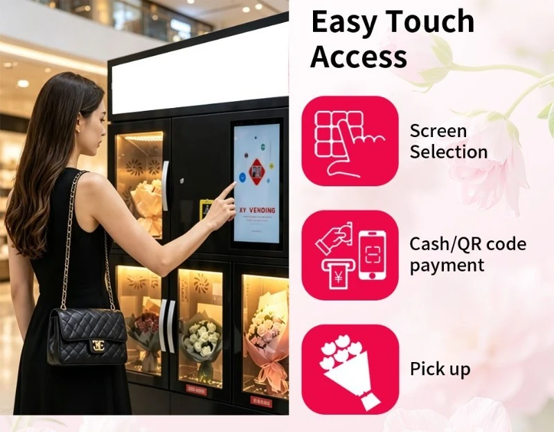 Smart Custom Supreme Indoor Bouquet Use Price Flower Vending Machine for Sale