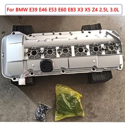 밸브 커버 BMW M54 325i 330i 525i E60 E46 E39 E53 E83 E85 Z4 X5 X3 2002-2006 알루미늄 로커 커버 OE 11127512839