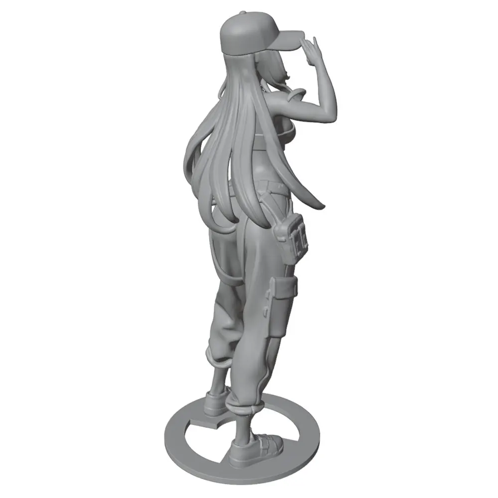 1/24 Anime Character Statue GK Miniature 3D Printed Gray Model Figurine DIY Doll Collection Unassembled And Unpainted