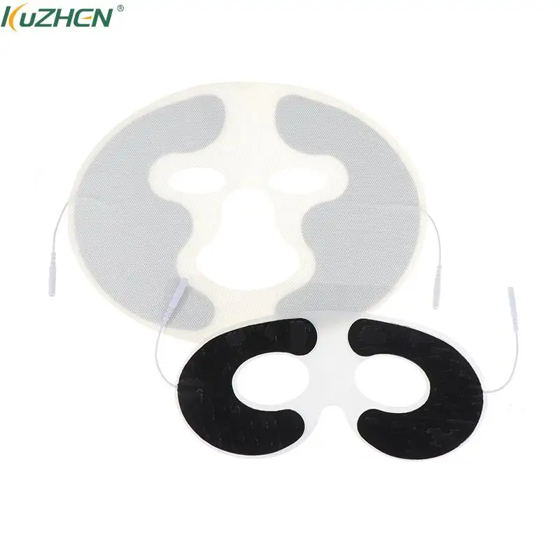 

Electrode Pad For Face Self Adhesive Non-woven Face Massage Pad For TENS/EMS Digital Meridian Accupuncture Unit Massager Machine