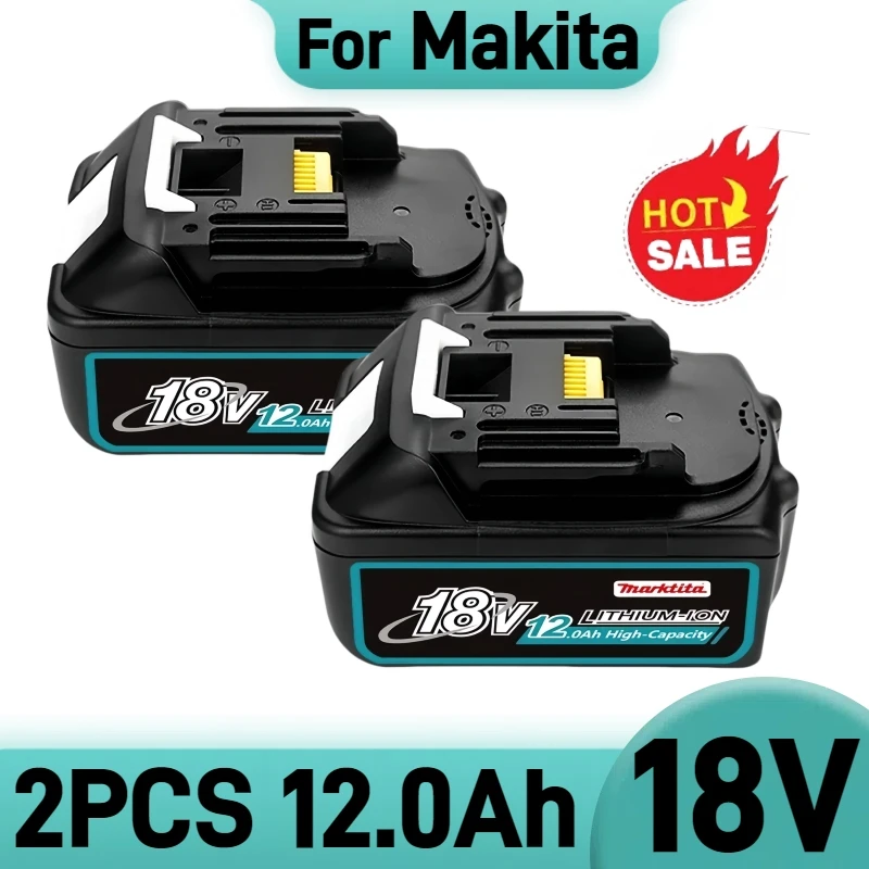 

100% Original for Makita 18V Battery, 6.0Ah12.0Ah Battery, for Makita 18V Power Tool DHP489 DGA404 DDF487 DTD173 DAS180 HR140D