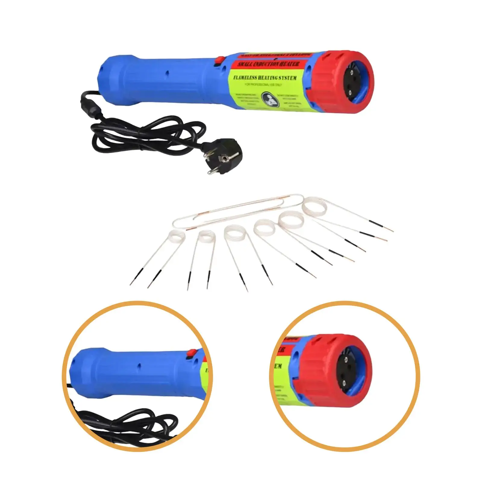 سخان حثي محمول 1400 واط AU 220 فولت كفاءة عمل عالية مع 8 لفائف