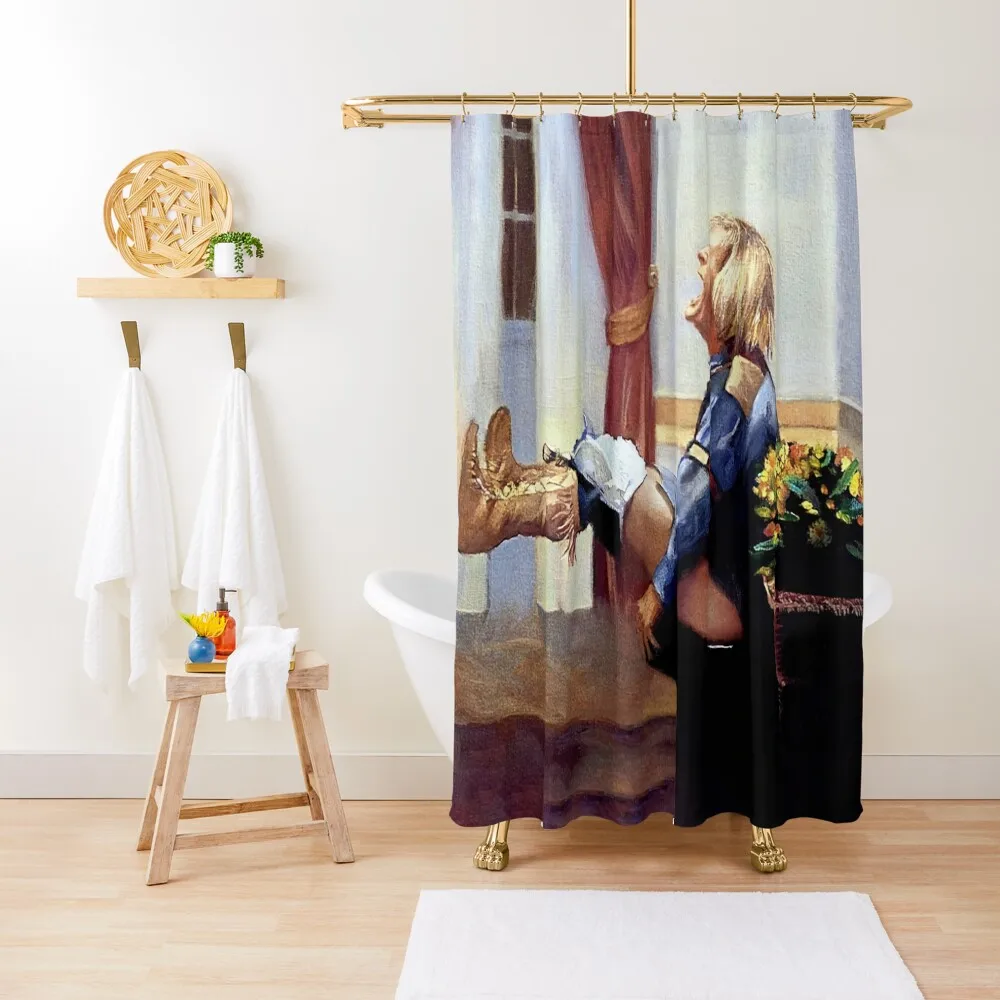 

Dumb and Dumber Shower Curtain Window Elegant Bathroom Shower Waterproof Waterproof Fabric Shower Curtain