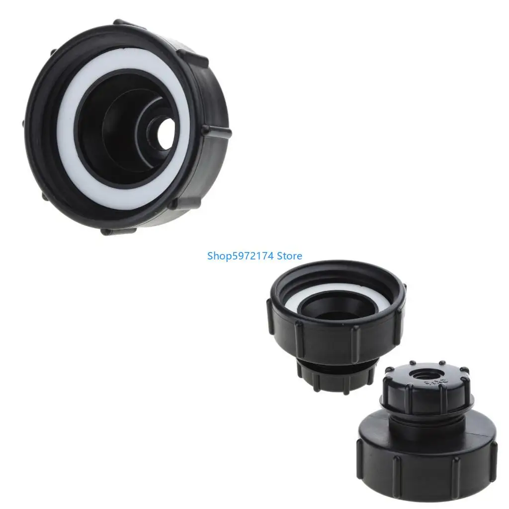 Y3NB IBC Adapter S100x8 to Reduce S60x6 Thread End Cap Fittings Garden Hose Tap Adapter with Cover Tools