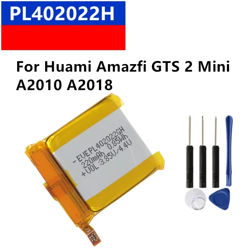 

New Battery PL402022GH For Huami Amazfit GTS2 GTS 2 Mini A2010 A2018 Smart Watch PL402022GH Capacity Batteries Free Tools