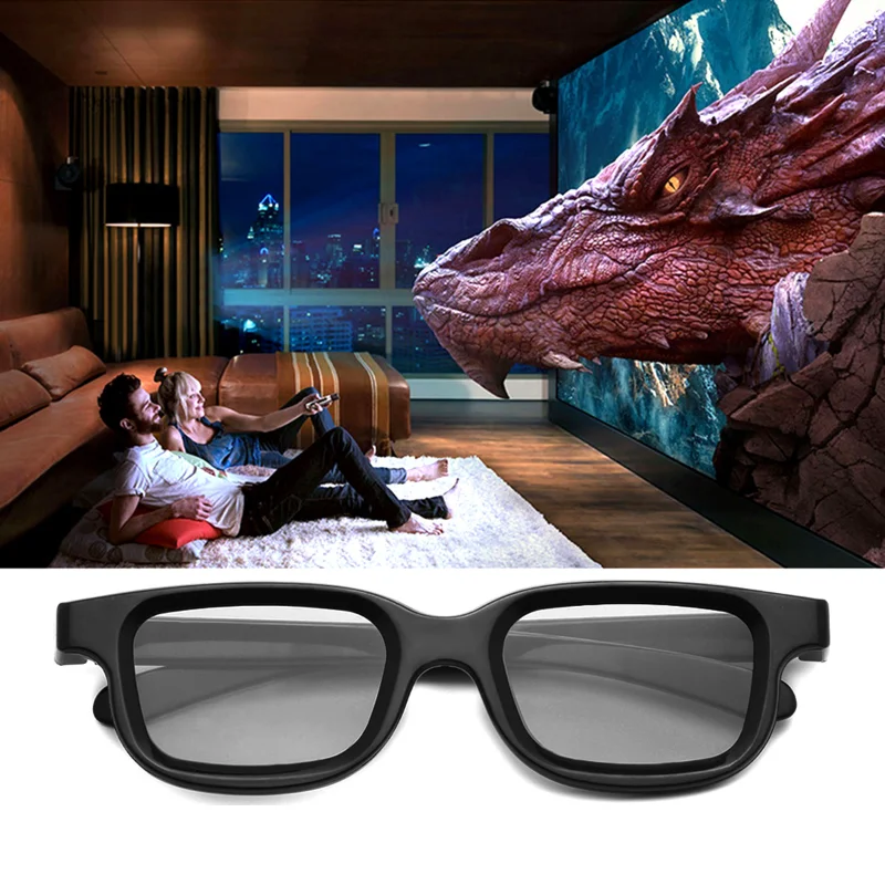 Polarized Passive 3D Glasses for 3D TV Real 3D Cinemas for Sony Panasonic Gaming and TV Frame