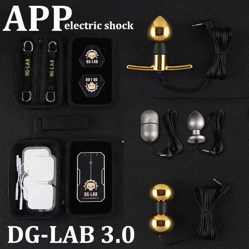 DG-LAB 3.0 E-Stim Power Box APP Control Electric Shock Medical Themed Sex Toys SM Player Sex Electrical Stimulator For Couples_voghion.com