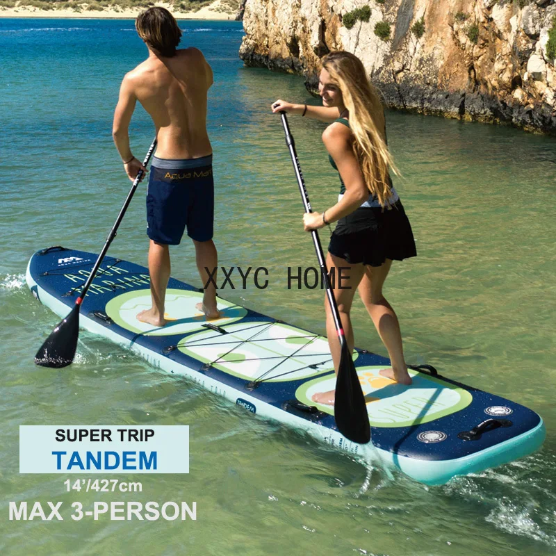 

2 PERSON big size inflatable sup stand up paddle board surf board SUPER TRIP TANDEM surfboard inflatable kayak