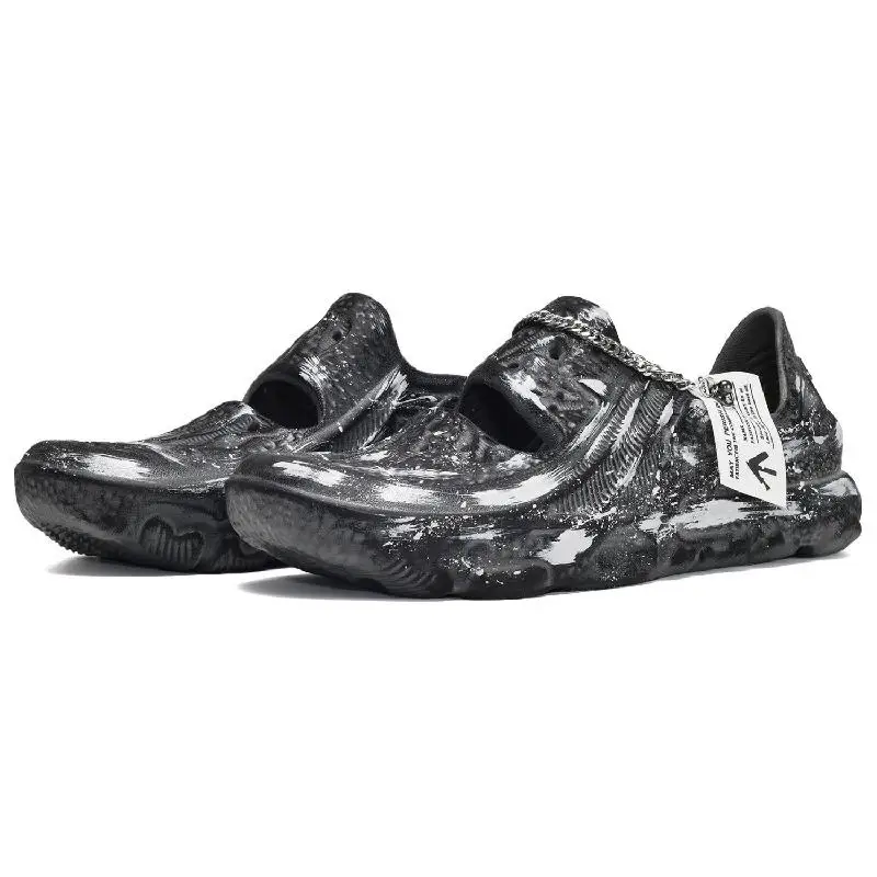 [Aangepaste Super Venom voor mannen en vrouwen] Nike ISPA River Trekkingschoenen Unisex Zwart Wit Grijs